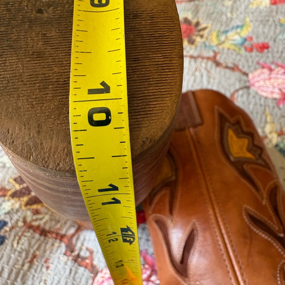 FRYE Campus Sabrina Floral Inlay Boots Vintage - Picture 16 of 16